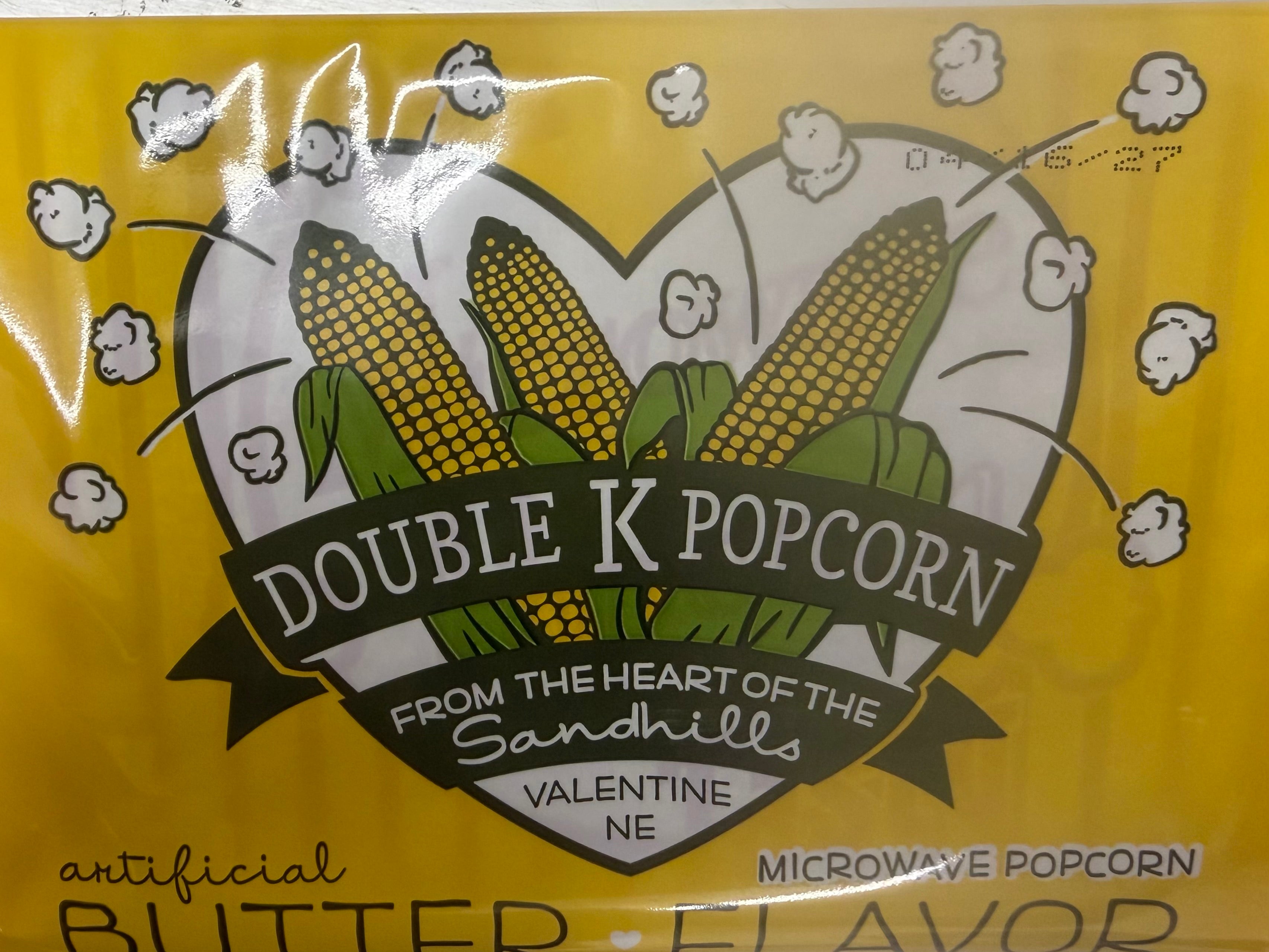 Double K Popcorn Butter Flavor – 18-Pack Box